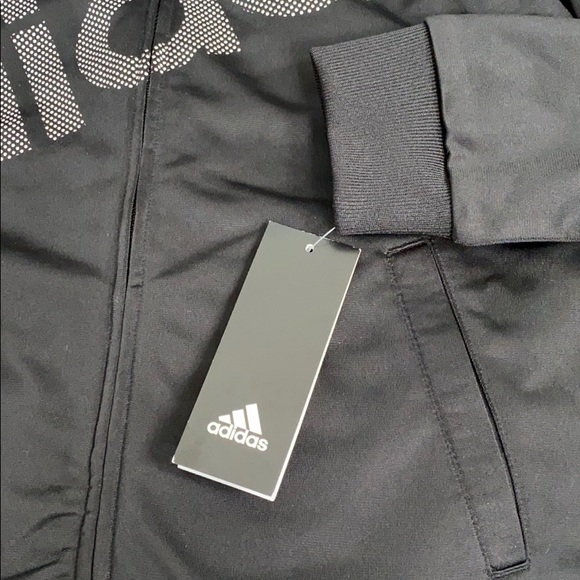 Kids Adidas Logo Tricot Jacket - Picture 7 of 7